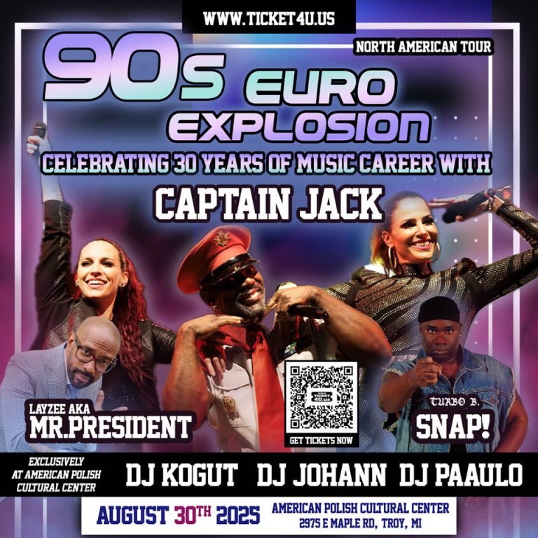 August 30, 2025 – 90s Euro Explosion Tour
