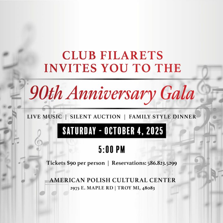 October 4, 2025 – Club Filarets 90th Anniversary Gala